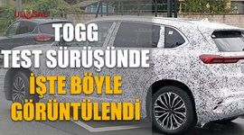 TOGG test sürüşünde işte böyle görüntülendi